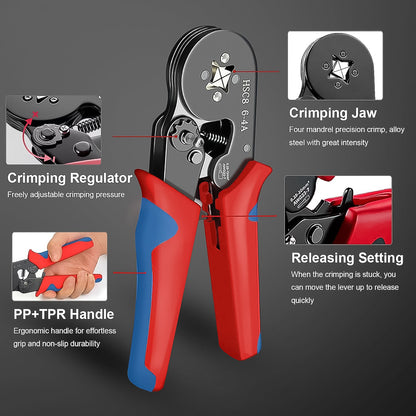 Wireferrule Kit With 1200Pcs Wire End Ferrules  Crimper Plier