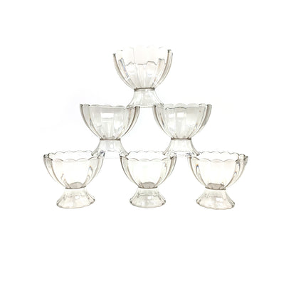 Serving Dessert Bowl Ice Cream Salad Fruit Bowl - 6Pcs Serving Dessert Bowl Ice Cream Salad Fruit Bowl - 6Pcs