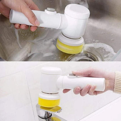 5In1 Home Kitchen Electric Cleaning Brush Electric Spin Scrubber