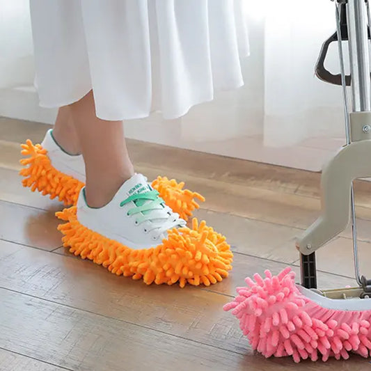 1Pc Mop Slipper Shoes Cover Floor Dust Cleaning Household Wiping Mops Head Floor Cleaning Shoes Cover For House