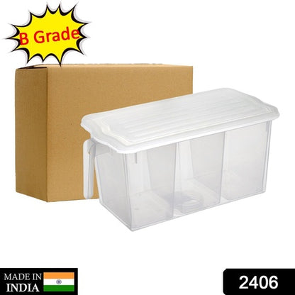Refrigerator Organizer Fresh-Keeping Box Case Kitchen Storage Box
