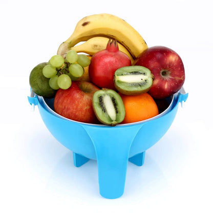 Multifunctional Vegetable Fruits Cutter Shredder With Rotating Drain Basket