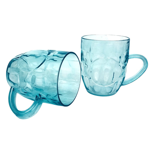 Apexshake Mug Set  2 Pieces Durable Plastic Mugs (350Ml) Approx