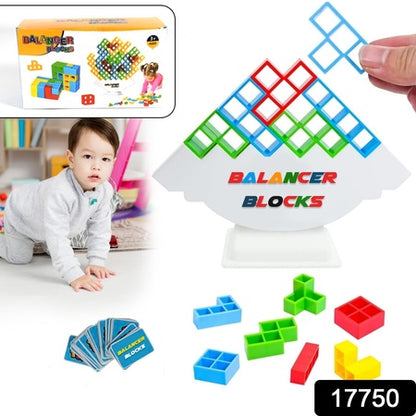 3D Tower Game Tower Balance Game Tower Stacking Game Adult Kid Tower Stacking Blocks Balance Game Blocks Building Toys For Kids Age 3+ Years (16 Pcs Set)
