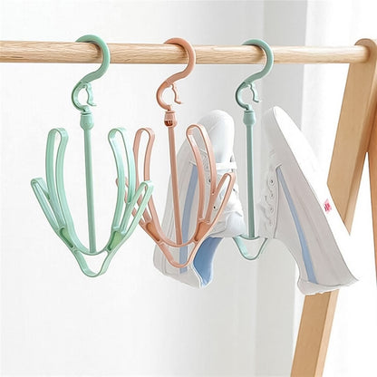 Small Shoes Drying Hanger Rotatable Shoe Hanging Racks (1Pc)