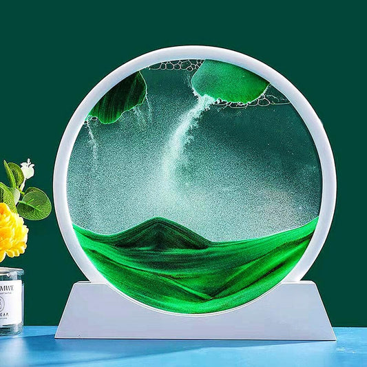 3D Moving Sand Art Picture Decor (1 Pc  Multicolor)