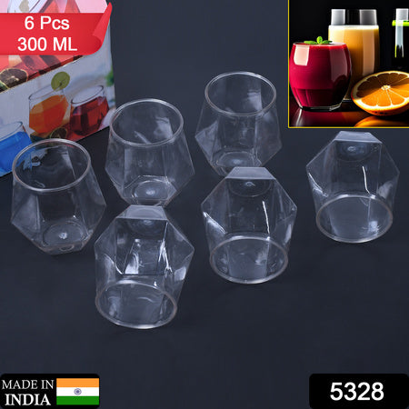 Premium Transparent Pilsner Glasses  Beer Juice Mocktail Lassi Glasses For Better Head Retention Aroma And Flavor  Crystal Plastic  Glass