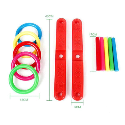 13 Pc Ring Toss Game Widely Used By Childrens And Kids For Playing And Enjoying Purposes And All In All Kinds Of Household And Official Places Etc.
