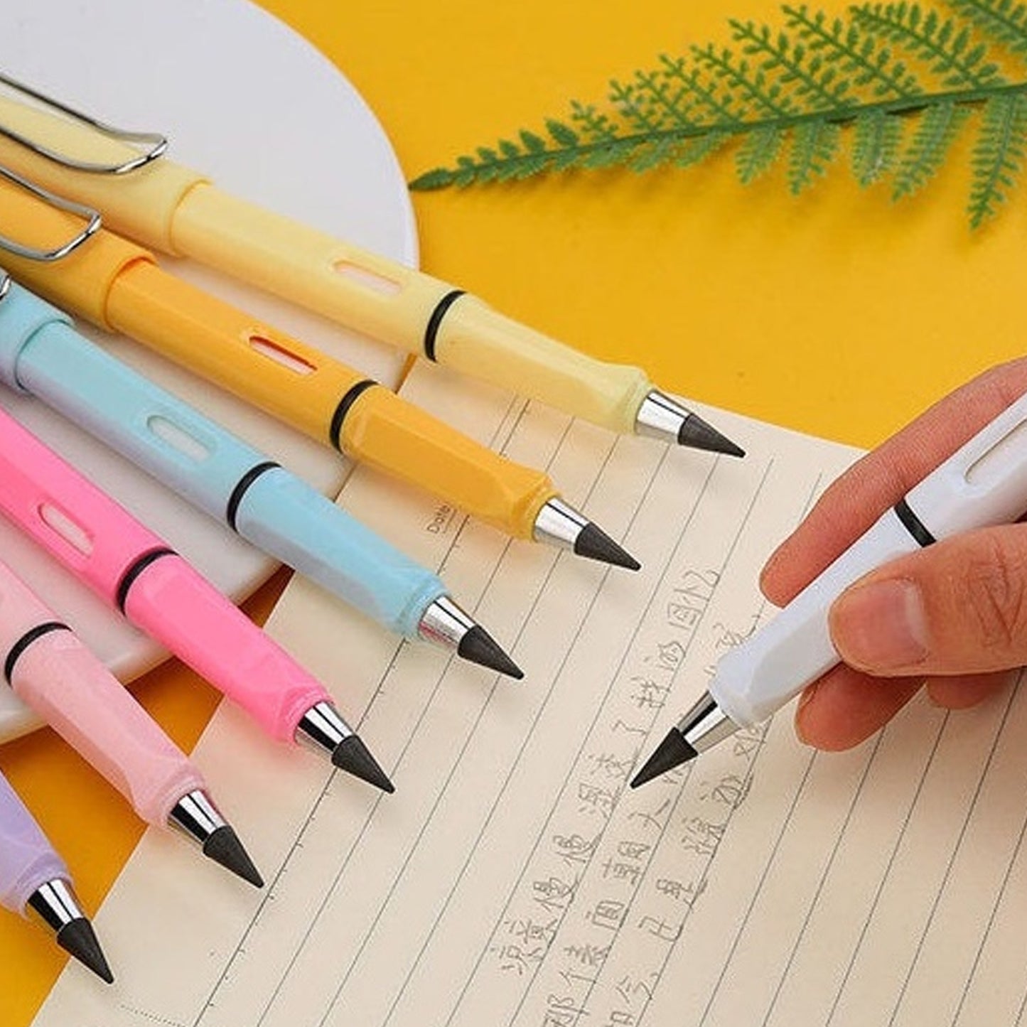 2 In1 Everlasting Pencil Replaceable Head With Eraser Inkless Pencils Eternal Infinite Pencil Portable Everlasting Pencil Reusable Erasable Magic Pencils For Kids Painting Stationary Set (1 Pc)