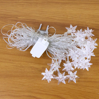 Multicolor Led Decorative String Light With Star-Shaped Covers (8 Meter)