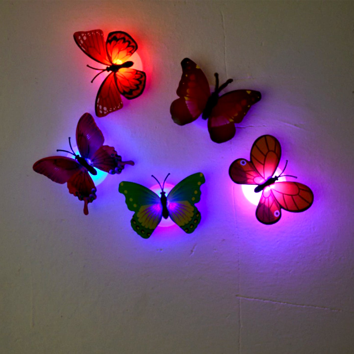 Butterfly 3D Night Lamp Comes With 3D Illusion Design Suitable For Drawing Room Lobby. (Pack Of 50)