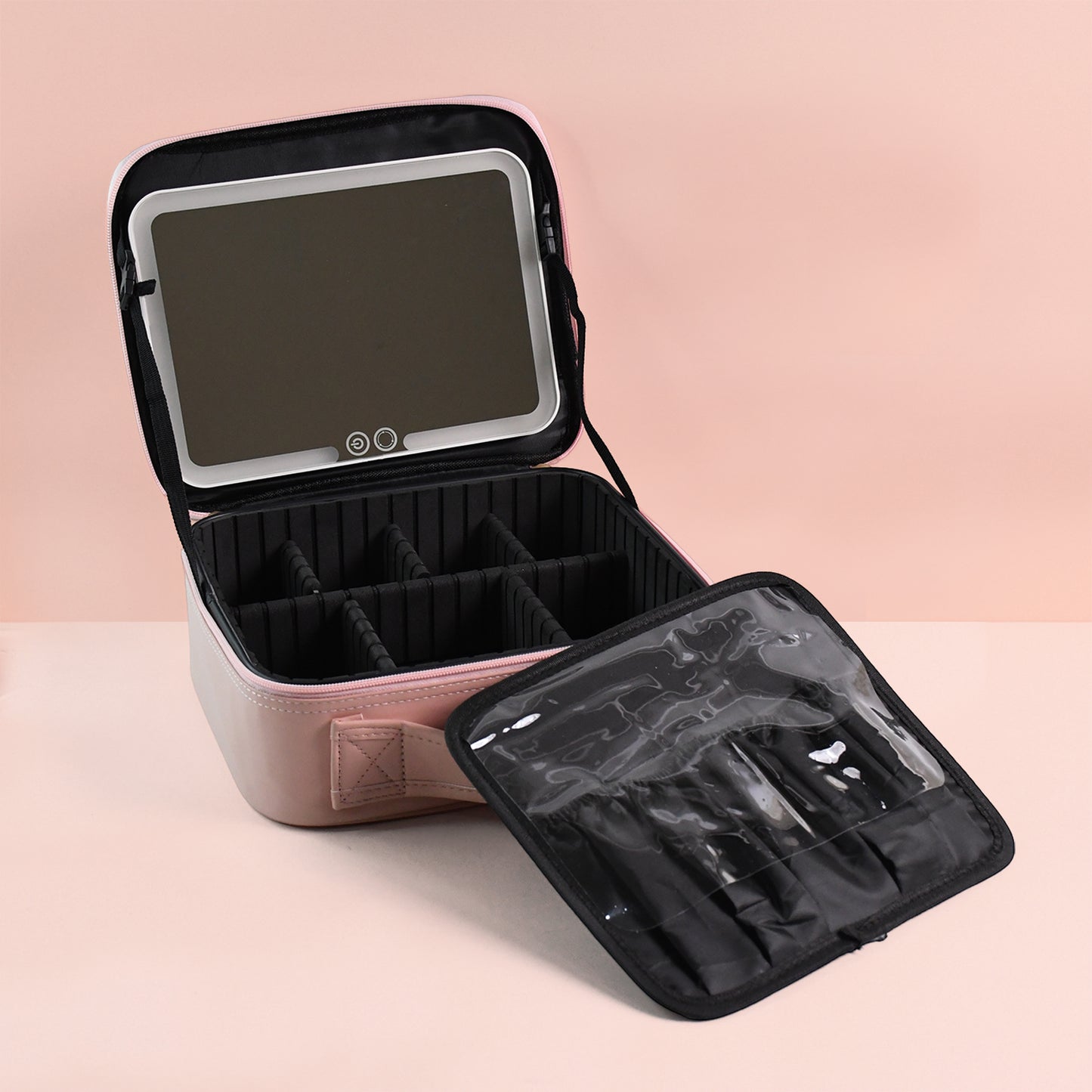 Pinkpremium Led Light Makeup Organizer Box (1 Pc)