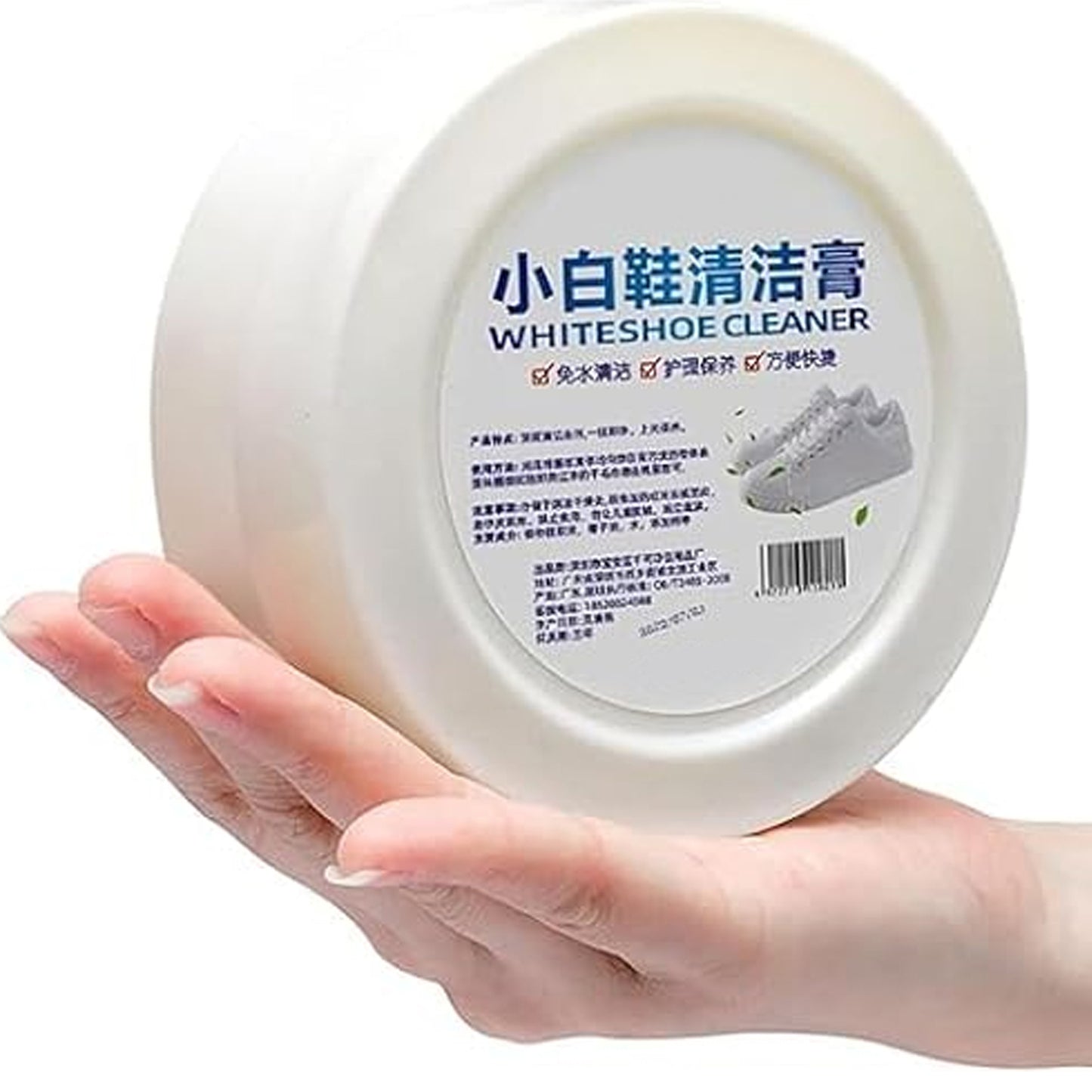 Stain Remover Cleansing Cream For Shoe Polish Sneaker Cleaning Kit Shoe Eraser Stain Remover White Rubber Sole Shoe Cleaner White Shoe Cleaning Cream Stain Remover (120 Gm Approx)