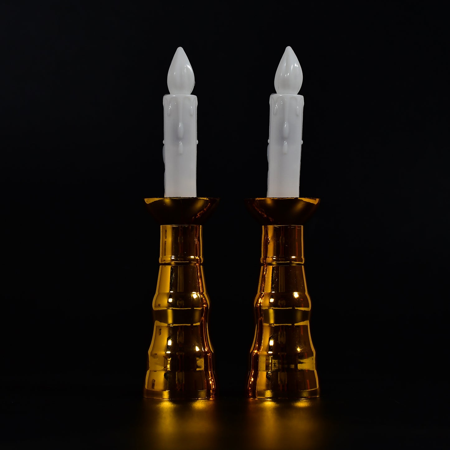 2Pcs Led Candle Light Candles Flameless Lamp Indoor Window Decoration Wedding Party Decor Light