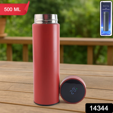 Red Vacuum Insulated Water Bottle (1 Pc  500Ml)