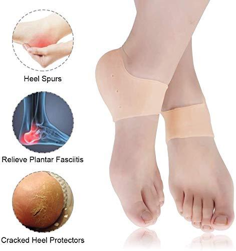 Anti Crack Silicon Gel Heel Moisturizing Socks For Foot Care Men Women (Loose Pack)