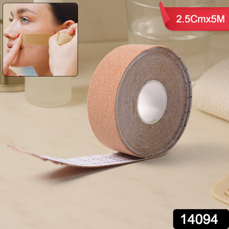Facelifting Tape Myofascial Face Tightening Tape 2.5 Cm X 5 M Approx (1 Pc)