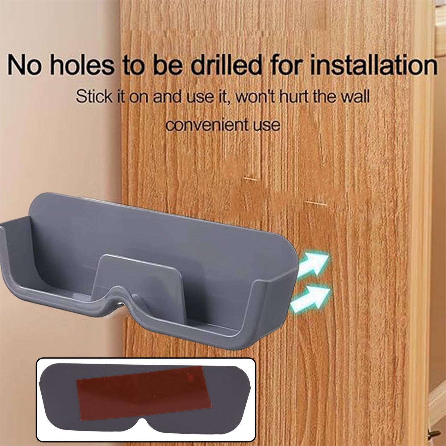 Wallmounted Sunglasses Holder (Mixcolor  1 Pc)