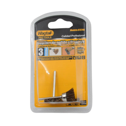 Brasswire Wheels 3 Pcs Brass Wire Wheels Rust Removal Tool