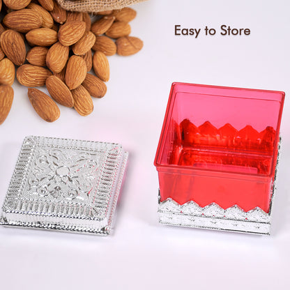 Ruby Dryfruit Storage Container  Attractive Design Box For Home  Gifting  Kitchen Use