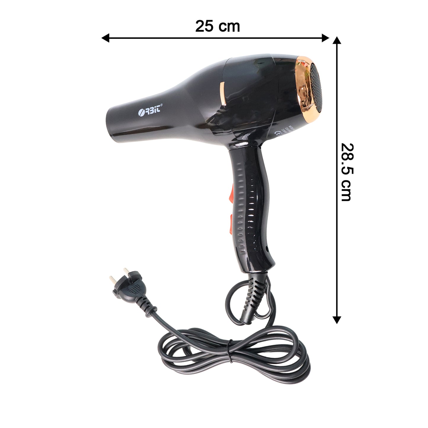 Orbitprofessional Electric Hair Dryer With Concentrator Nozzle (1 Pc)