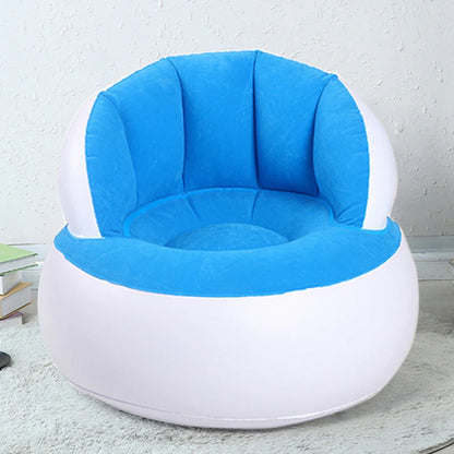 Kidsinflatable Sofa Chair With Backrest  Foot Air Pump With Hose (1 Set  85X74 Cm Approx)