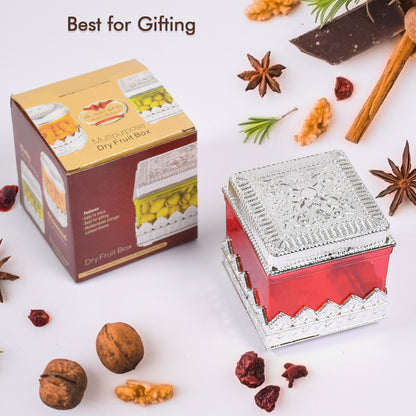 Ruby Dryfruit Storage Container  Attractive Design Box For Home  Gifting  Kitchen Use