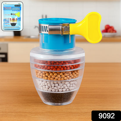 Water Faucet Clean Purifier Filter Cartridge Water Tap Upgrade Universal Interface Faucet Filter (Six Layer Purifier)