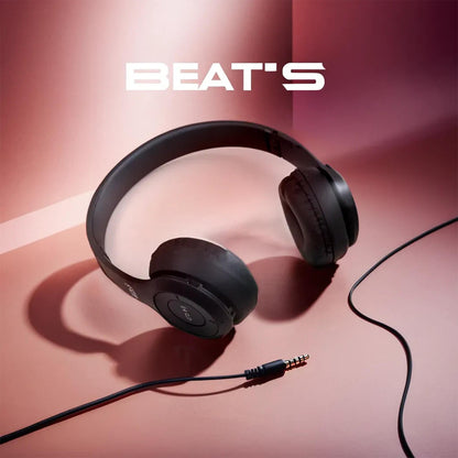 Wireless Headphone Over The Head Bluetooth Headset Foldable Headband Hands-Free With Calling Function (1 Pc)