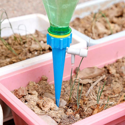 Plantwatering Spikes Self Watering Spikes Water Dripper For Plants Adjustable Plant Watering Devices With Slow Release Control Valve Switch