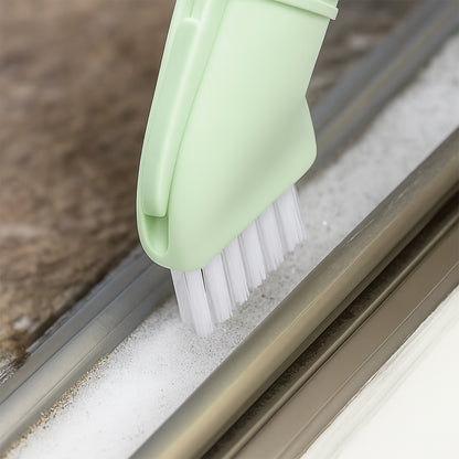 Multipurpose Bottle-Connectable Cleaning Brush With Built-In Scraper (1 Pc)