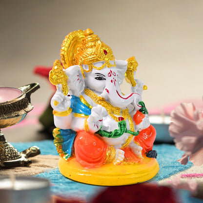 Lordganesha Idol  Ganpati Statue  Ganpatii Bappa Showpiece For Gifts (1 Pc)