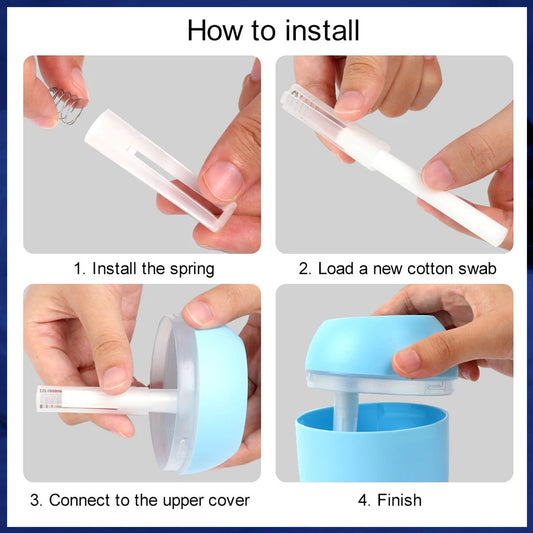 Portable Lighting Mini Humidifier Usb Personal Desktop Air Humidifier For Baby Bedroom Travel Office Home With Light Cool Mist Humidifier Essential Oil Diffusers Cool Mist Humidifiers (250 Ml)