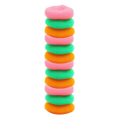 Plastic Scrubber Round Nylon Scrubbers (Pack Of 12)