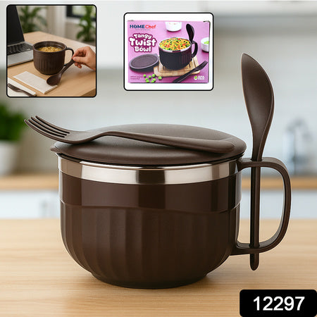 Homechef Tangy Twist Insulated Lunch Bowl (Approx 650Ml  1 Pc)