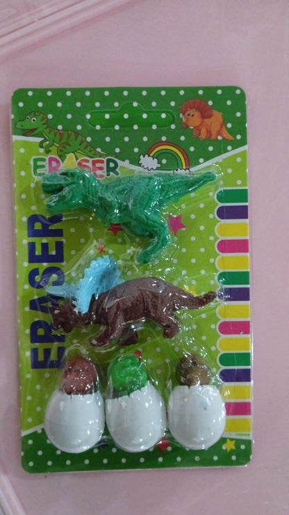 Dinosaur Shaped Erasers  Egg Shape Eraser For Kids Dinosaur Erasers Puzzle 3D Eraser Mini Eraser Dinosaur Toys Desk Pets For Students Classroom Prizes Class Rewards Party Favors (5 Pcs Set)