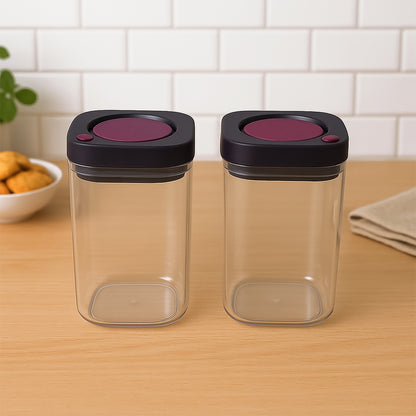 Supermom Airtight Kitchen Storage Containers (2 Pc Set  1200Ml)