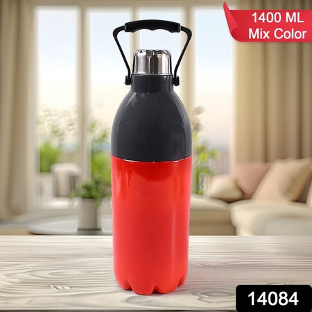 Plastic Sports Bottle Insulated Leakproof Bpa-Free (1400Ml  Mix Colour)