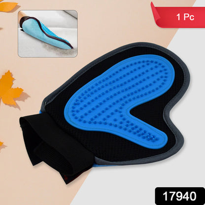 Pet Grooming Glove -Nbsp Humanized Descending Brush Glove (1 Pc)