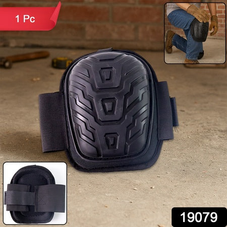 Heavy-Duty Work Knee Pad With Shock-Resistant Shell  Adjustable Straps (1 Pc)