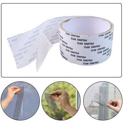 Self-Adhesive Mosquito Net Repair Tape  2M X 5Cm Roll  1 Pc