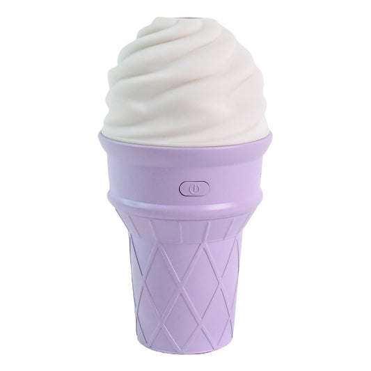 Ice Cream Cone Shape Air Freshener Humidifier (1Pc  Purple )