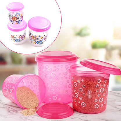 3 Pc Storage Container Used In All Kinds Of Places Including Household And Offices For Storing Stuffs And Items Etc.