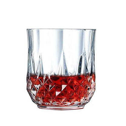 Heavy Unbreakable Stylish Look Fully Transparent Glasses Set 250Ml (6Pcs)