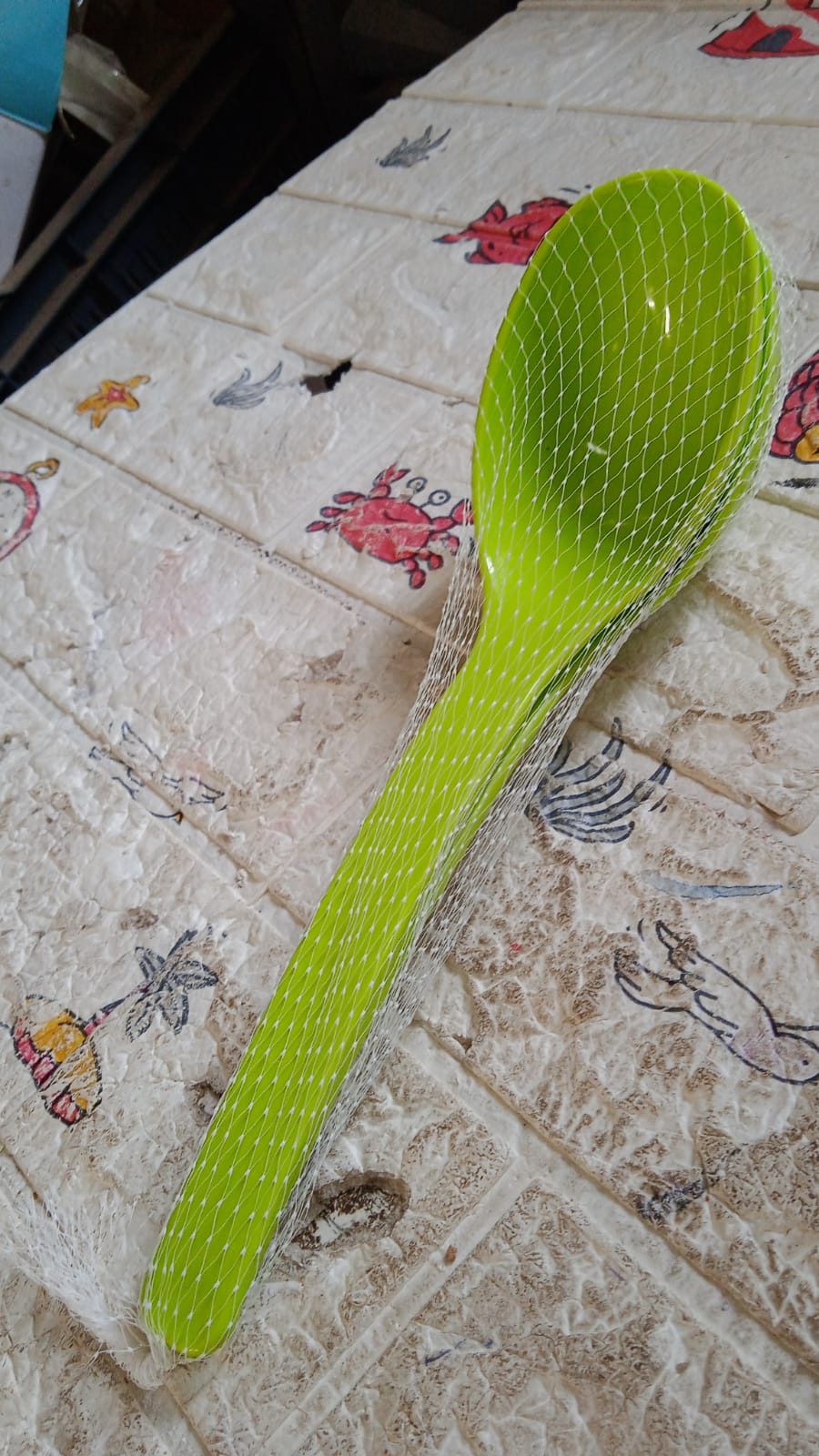 Plastic Spoon Kitchen Multipurpose Serving Ladle For Frying Serving Turner Curry Ladle Serving Rice Spoon Used While Eating And Serving Food Stuffs Etc (2 Pcs Set  10 Inch )