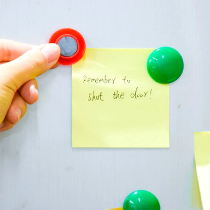 Colorful Board Magnets Circular Plastic Buttons