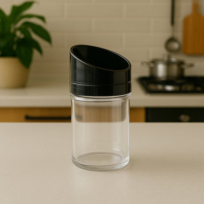Apexslant-Lid Kitchen Storage Jar Set (2 Pc)