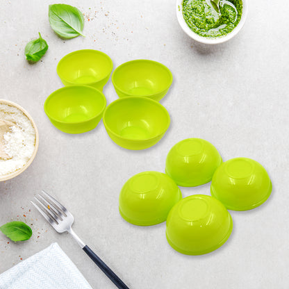 Multipurpose Small Round Plastic Bowl  Katori Microwave Safe Reusable Lightweight Bowl Dishwasher Safe Chutney Bowl (8 Pcs Set)