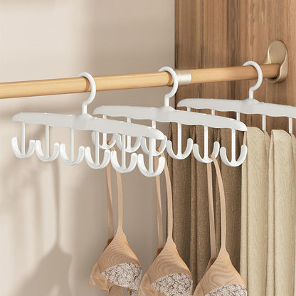 Tank Top Hanger 12-Hook Space Saving Hanger Capacity Rotatable Wood Space Saving Hanger Closet Organizers And Storage For Dorm  Apartment For Tank Top