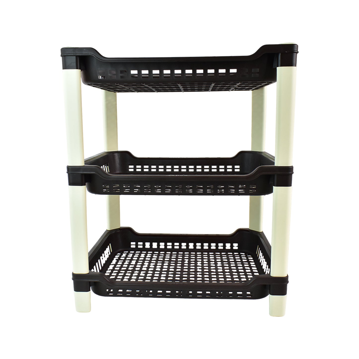 Apexbig Multi Use Plastic Storage Rack  3-Tier (1 Pc)